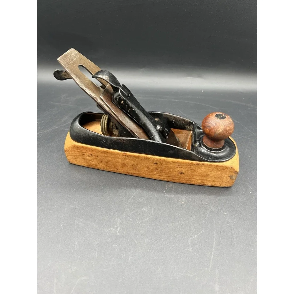 Vintage Transitional Smoothing Plane Wood Working Tool 8